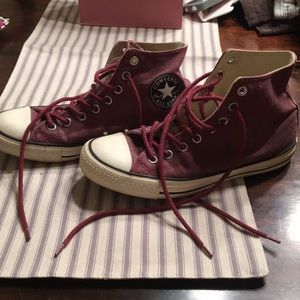 Converse Vintage Maroon Hightops